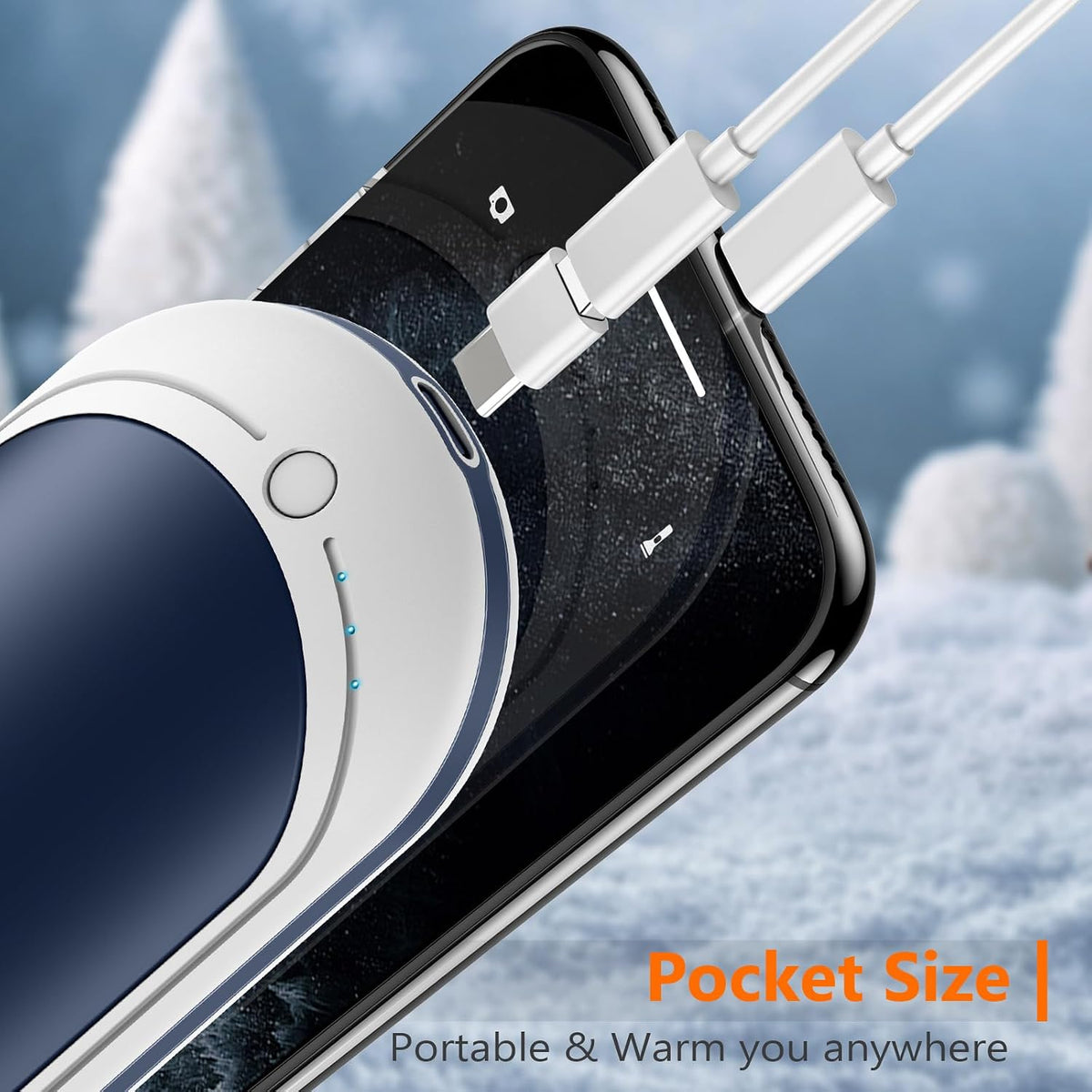 Rechargeable Hand Warmer, 5200Mah Electric Handwarmers